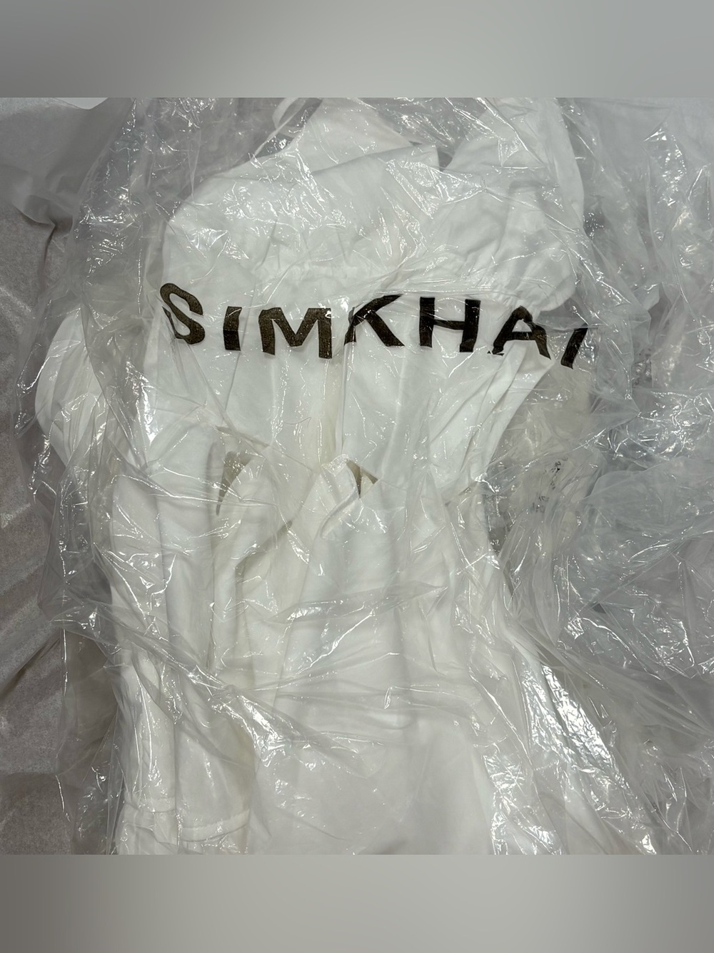 SIMKHAI SELENE PLEATED COTTON CUTOUT MAXI DRESS GOWN White Size 2 - Picture 12 of 13